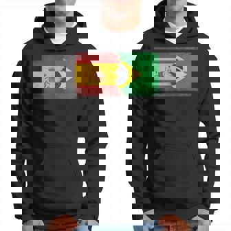 Banderas De España Y Brasil Español Brasileño Sudadera - Regaloses