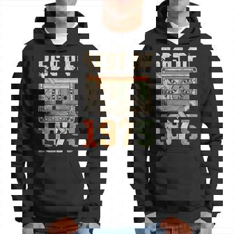 Best Of 1975 オールド・カセット 50歳の誕生日 レトロ パーカー - Kawaiitshirt