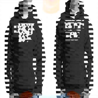 Bitch Boy 面白い言葉 皮肉なノベルティ ユーモア 男 男性 パーカー - Kawaiitshirt