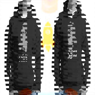 Bitcoin To The Moon おもしろビットコインシャツ ビットコインギフト パーカー - Kawaiitshirt
