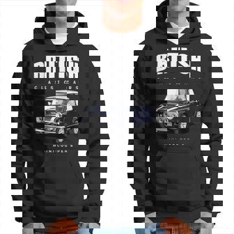 British Classic Car ダークブルー ミニスポーツカー パーカー - Kawaiitshirt