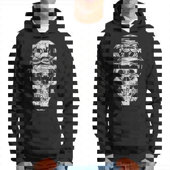 Calavera Con Casco Tatuaje Genial Regalo Sudadera - Regaloses