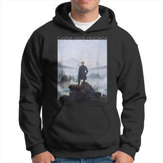 Caspar David Friedrich Wanderer Above The Sea Of Fog Sweat à capuche - Cadeauxyz