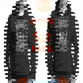 Chasseur Cg Fête Des Pères Adulte Noir Caricature Sweat à capuche - Cadeauxyz