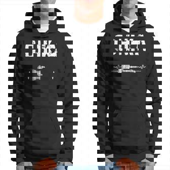 Chika ギター ハートビート 音楽 ギタリスト レトロ ヴィンテージ パーカー - Kawaiitshirt