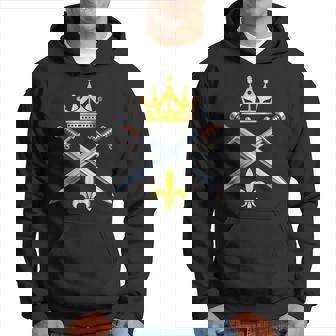 Couronne Royale Médiévale Et Epée Fleurs De Lys Jean D'arc Sweat à capuche - Cadeauxyz