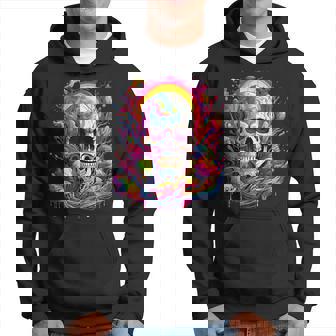 Crâne Hippie Coloré Squelette Trippy Sweat à capuche - Cadeauxyz