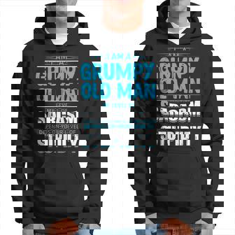 Dearcasmo Con Texto En Inglés I Am A Grumpy Old Manarcasm Texto En Inglés Sudadera - Regaloses