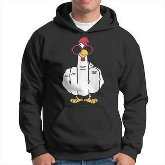 Dedo Medio Divertido Pollo Inapropiado Grosero Antisocial Sudadera - Regaloses