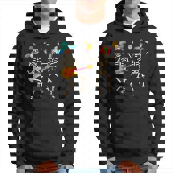 Dia De Los Muertos スケルトン ダンシング スカル 死者の日 パーカー - Kawaiitshirt