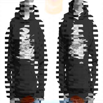 Dj Turntable 1210 Mk2 Exploded Blueprint パーカー - Kawaiitshirt