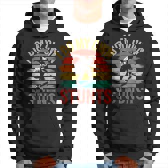 I Do My Owntunts 面白いスケートボード ヴィンテージスケートボード パーカー - Kawaiitshirt