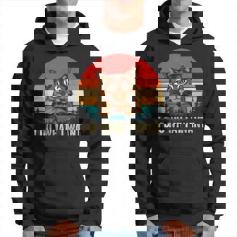 I Do What I Want Cat レトロ ヴィンテージ 面白い 猫好き パーカー - Kawaiitshirt