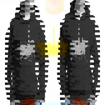 Dortmundkyline ドルトムントのスカイライン 黄色い絵 ドルトムント好きにはたまらないファンアート パーカー - Kawaiitshirt