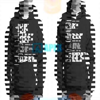 Eatleep Apex リピートシャツ 面白いモチベーションギフト パーカー - Kawaiitshirt