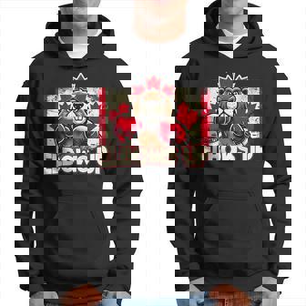 Elbows Up Canada カナダのカウンター関税 ビーバーボクシング パーカー - Kawaiitshirt