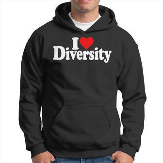 Me Encanta La Diversidad Del Corazón Fuerza En La Diversidad Sudadera - Regaloses