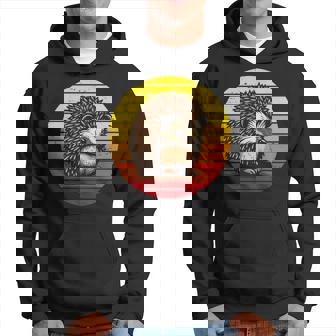 Erizo Retrointage Al Atardecer Sudadera - Regaloses