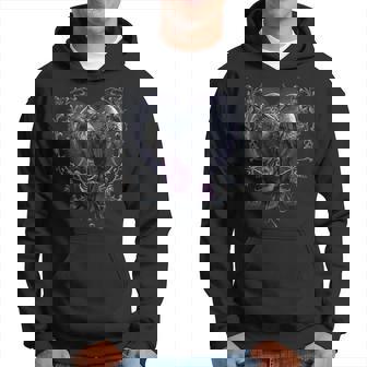Espiral Original Corazón De Cuervo Cuervos Góticos In Mangas Sudadera - Regaloses