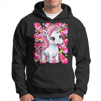 Été Licornes Créatures Mythiques Cheval Rétro Enfant Licorne Sweat à capuche - Cadeauxyz