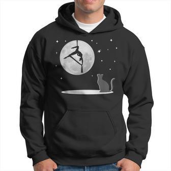 Fly Aerial ヨガハンモックシルク 星と月 猫 猫好き パーカー - Kawaiitshirt