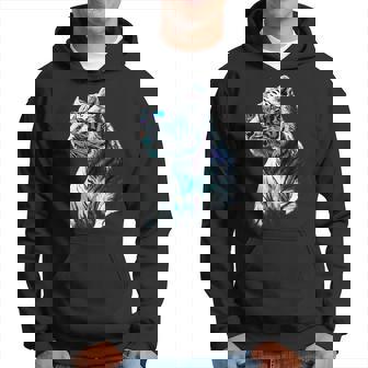 Gafas Deol De Tigre Blanco Colorido Arte Animal Tigre Sudadera - Regaloses