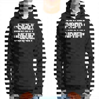 Gesichert Unbequem Provocativelogan Kapuzenpullover - Geschenkecke