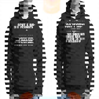 Glück Ist Für Mich Wenn Mir Niemand Auf Denack Gehen Good Lu Kapuzenpullover - Geschenkecke