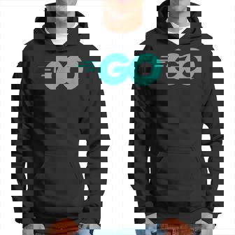Goロゴ付きのgoプログラミング言語golang開発者 パーカー - Kawaiitshirt