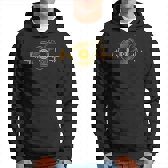 Gran Disco Deinilo Heartbeat Diseño Tocadiscos Dj Sudadera - Regaloses