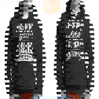 Grandpa Father's Day Als Papa Geliebt Als Opaergöttert Grandpa Kapuzenpullover - Geschenkecke