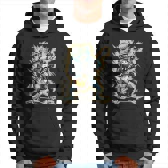 Grenouilleintage Jouant De La Guitare – Guitare Amusante Grenouille Rock Sweat à capuche - Cadeauxyz