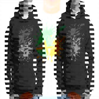 Guitare Drapeau Aquarelle Sweat à capuche - Cadeauxyz