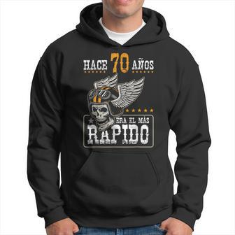 Hace 70 Años Regalo De Cumpleaños Moto Biker Hombre Motero Sudadera - Regaloses