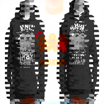 Hangin With My Cookie シャツ メンズ レディース ジンジャーブレッド クリスマス パーカー - Kawaiitshirt
