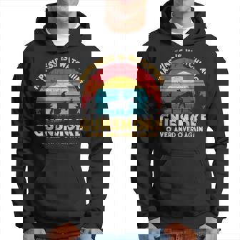 Happiness Is Watching Gunsmoke Over And Over Again Cowboys パーカー - Kawaiitshirt