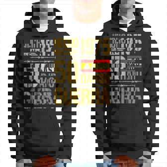 Hecho En 1975 Cumpleaños 50 Años Bandera España Hombre Sudadera - Regaloses