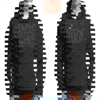 Heute Mal Ein Fröhlicheschwarz Kapuzenpullover - Seseable