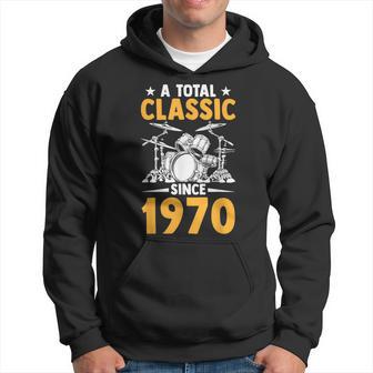 Hombre Baterista Drummer Músico Batería Nacido En 1970 Sudadera - Regaloses