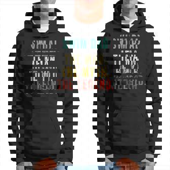 Hombre Regalo Para El Día Del Padre Natación Papá Hombre Mito Leyenda Sudadera - Regaloses