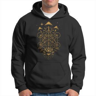 Hongos Flor Geometríaagrado Bosque Raíces Estrellas Sudadera - Regaloses