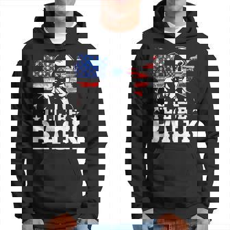 I'll Be Back Trump 2024 アメリカ大統領選挙トランプ パーカー - Kawaiitshirt