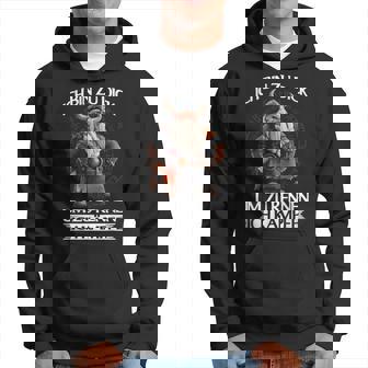 Ich Bin Zu Dick Um Zu Rennen Ich Kämpfe Dicker Wikingen German Kapuzenpullover - Geschenkecke