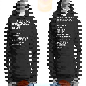 Idée Cadeau Amusante Pour Geek Intelligence Sweat à capuche - Cadeauxyz