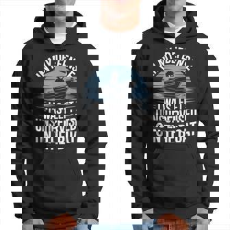 In My Defense I Was Unwatched On The Boat Fishing愛好家 パーカー - Kawaiitshirt