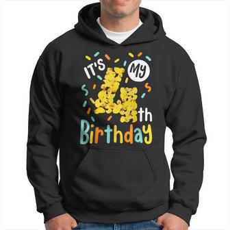 It's My 4Th Birthday ラバーダック 幼児 4歳の誕生日 パーカー - Kawaiitshirt