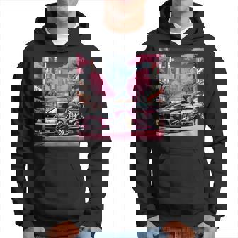 Jdm レトロ 和 ドリフト 車 東京 スカイライン 桜 パーカー - Kawaiitshirt