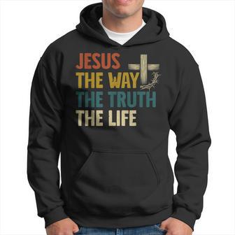 Jesus The Way The Truth The Life クリスチャン 信者 キリスト パーカー - Kawaiitshirt