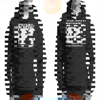 Jeux De Rôleuper Essential Npc Rpg Sweat à capuche - Cadeauxyz