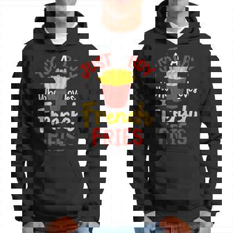Just A Boy Who Loves French Fries フライドポテト じゃがいも ヴィーガン パーカー - Kawaiitshirt